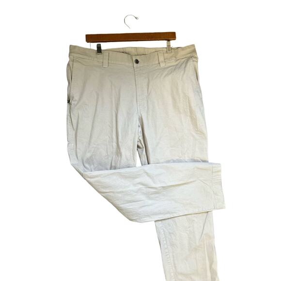 Columbia Men’s Pants Beige Thick Size 40W 32L Security Zip Pocket - Picture 2 of 9